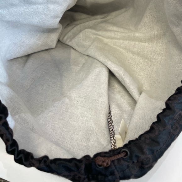 Gucci GG Logo Monogram Silky Brown Dust Bag Cover Handbag 11" x 14” ❌FIRM PRICE❌ - Picture 3 of 4